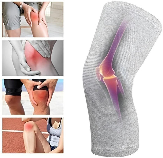 Unisex Bamboo Charcoal Elastic Warm Knee Sleeves - Deal IND.