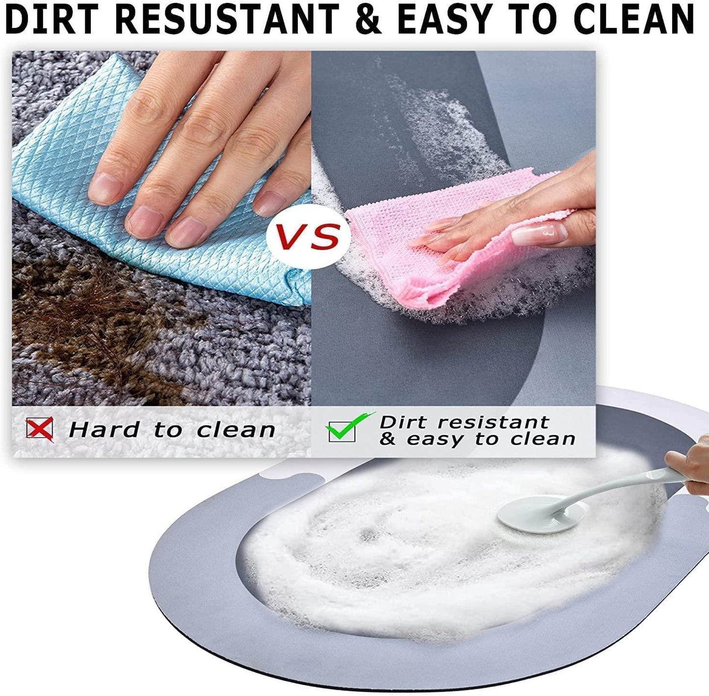 Super Absorbent Bath Floor Mat - Premium Home Essential from Deal IND. - Just Rs. 449! Shop now at Deal IND.