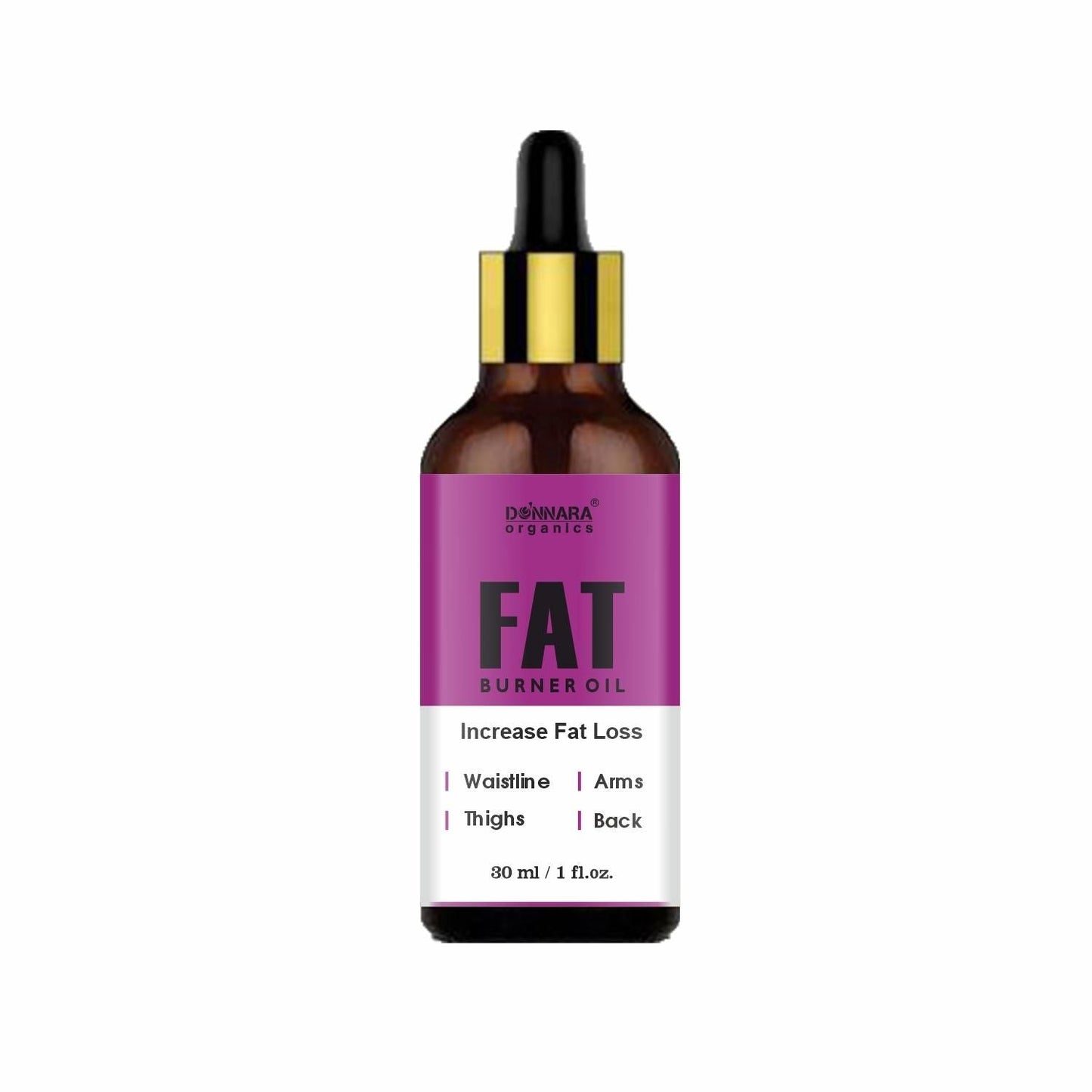 Donnara Organics Premium Fat Loss Oil - A Belly fat reduce oil/ weight loss massage oil/ fat burner oil for women/ slimming oil 30ml - Deal IND.