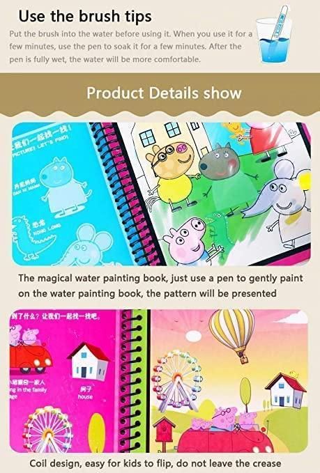 Reusable Magic Water Painting Book - Deal IND.