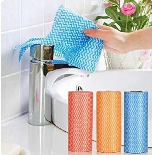Kitchen Roll-Kitchen Reusable Super Absorbent Cleaning Wipes Towel Roll ( Pack of 2) - Premium Kitchen Appliences from Deal IND. - Just Rs. 644! Shop now at Deal IND.