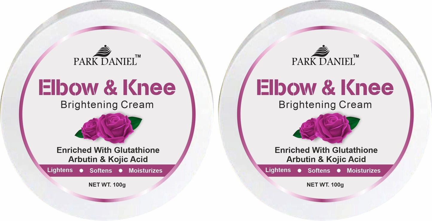 Park Daniel Elbow and Knee Whitening Cream - Dark Spot Removal Nourished Skin Pack of 2 (100 grams) - Deal IND.