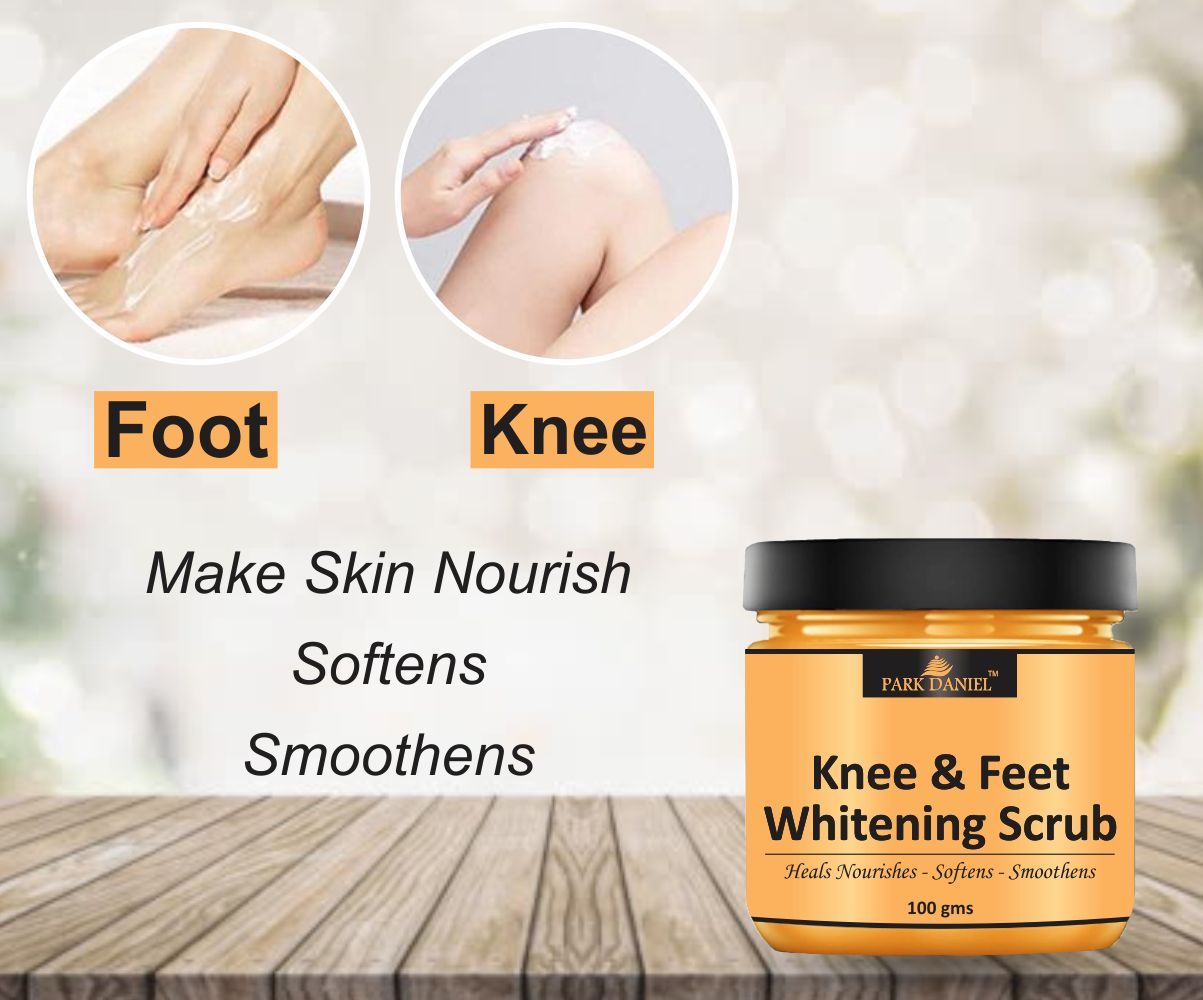 Park Daniel Knee and Feet Whitening Scrub | Body & Facial Cleaning Scrub Skin Polishing 100 Grams - Deal IND.