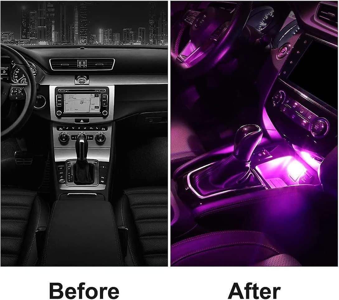 Diamond Shape Car Mini  LED Environmental Lights (Pack of 4) - Deal IND.