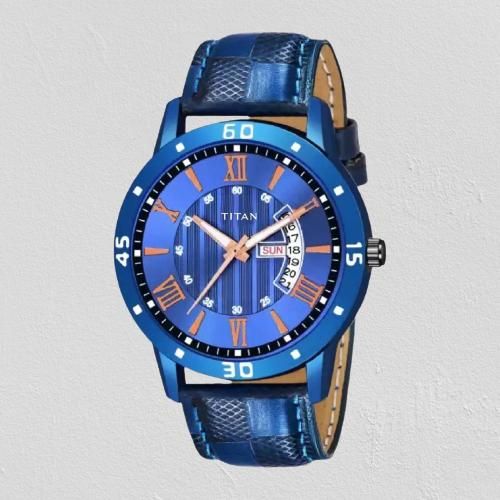 Latest Titan Leather Analog Watch - Deal IND.