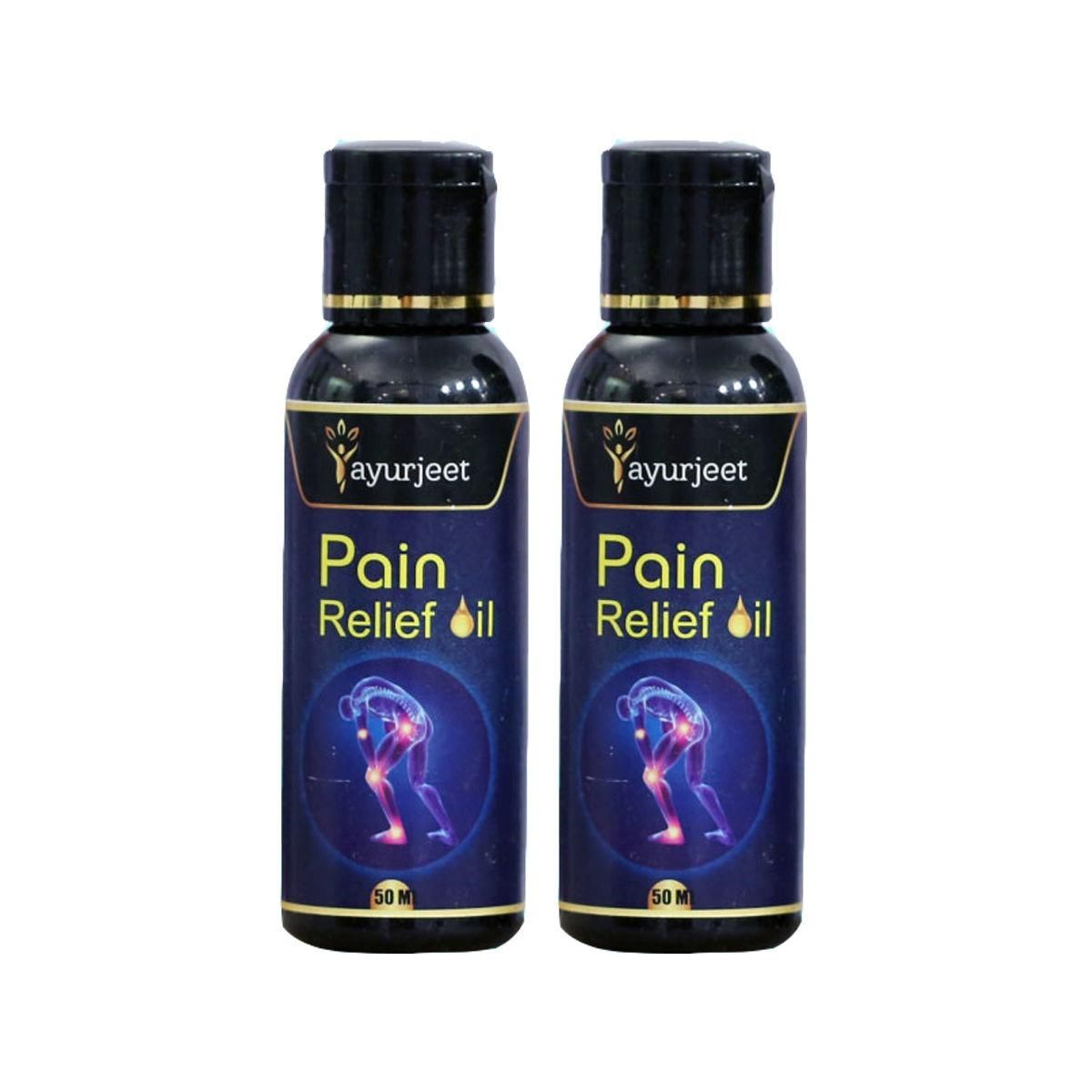 Ayurvedic Pain Relief Massage Oil (Pack of 2) - Deal IND.