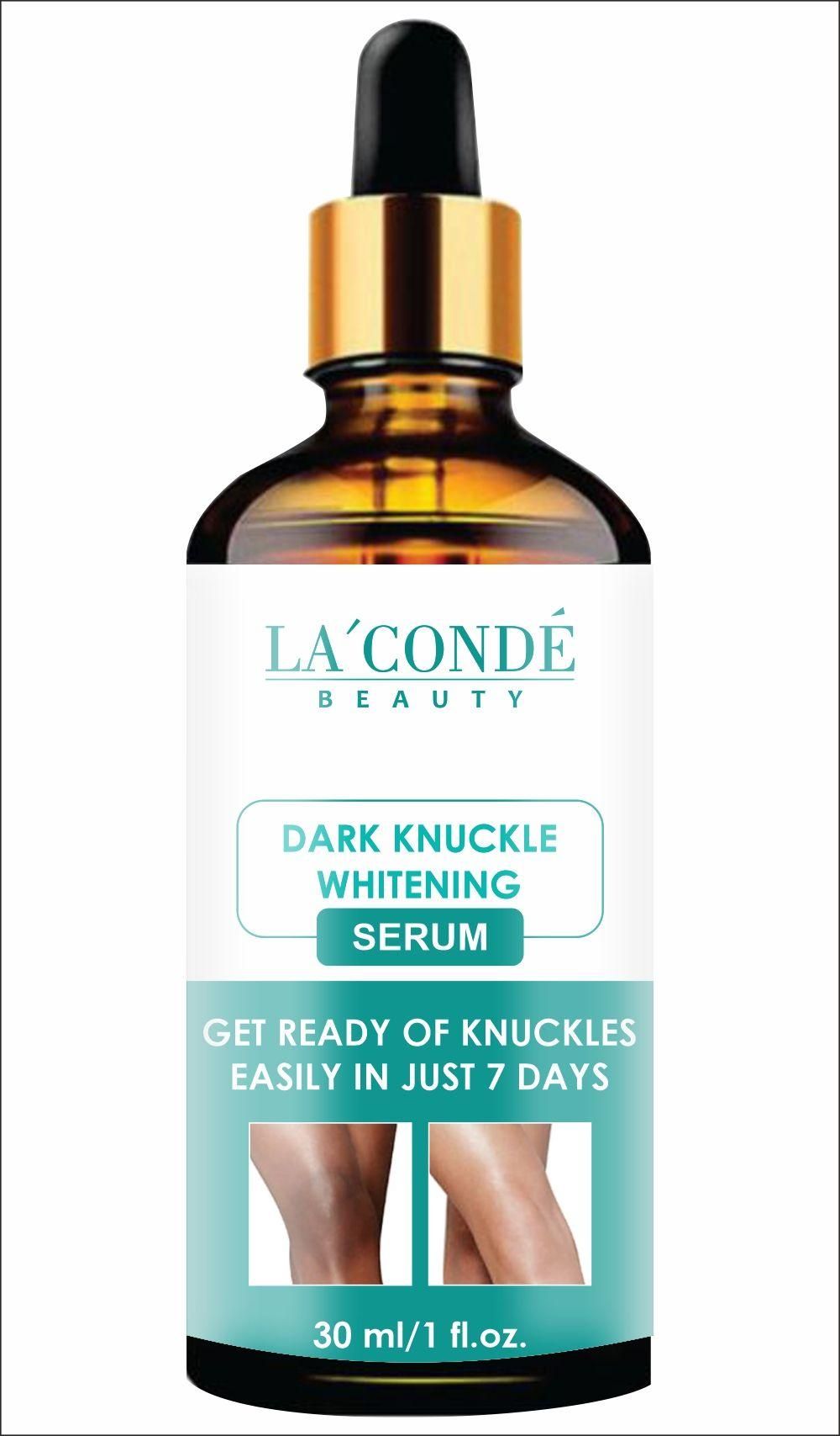 La'Conde Skin Whitening Serum For Removaing Dark Knuckles From Hand, Elbows and Knees Pack of 1 of 30 ML - Deal IND.