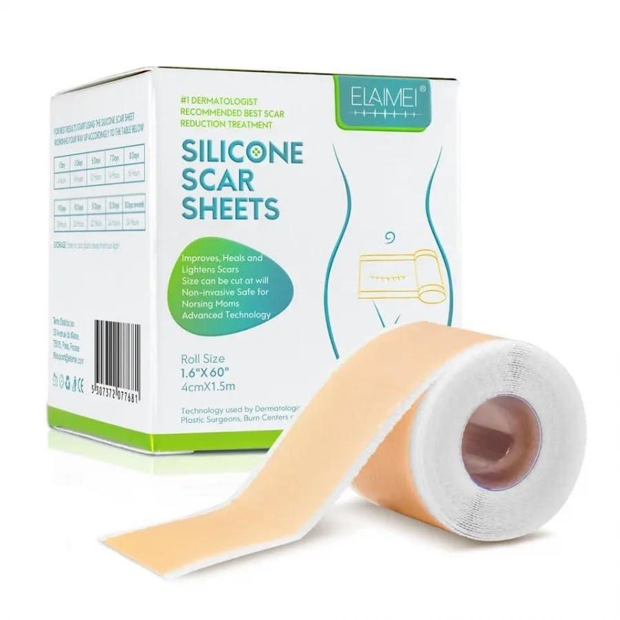 Silicone Scar Sheets, Silicon gel sheets for Scars Transparent Medical Silicone Gel Tape - Deal IND.