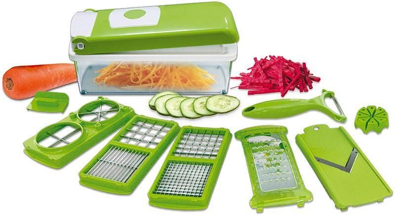 Multifunctional 12 in 1 nicer dicer chopper and drain basket - Deal IND.