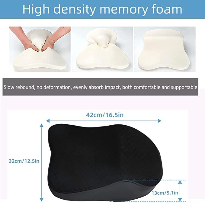 Car Seat Headrest Neck Rest Pillow Cushion for All Cars- Ergonomic Pillow Memory Foam Neck Support for Neck/Back Pain Relief Neck Rest Support Cushion - Deal IND.