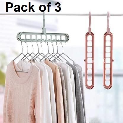 Space Saver Folding Hangers ( Pack Of 3) - Deal IND.