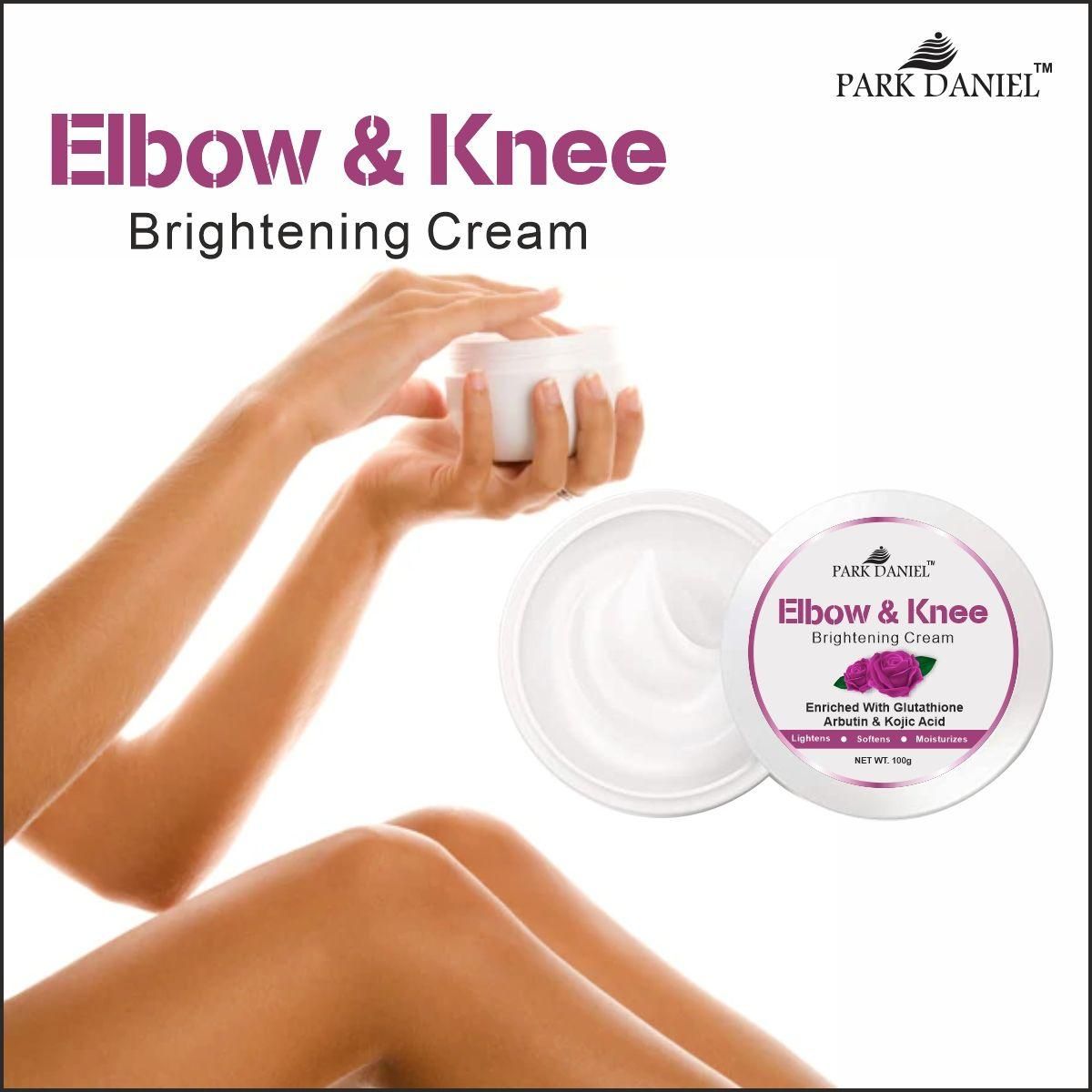 Park Daniel Elbow and Knee Whitening Cream - Dark Spot Removal Nourished Skin Pack of 2 (100 grams) - Deal IND.