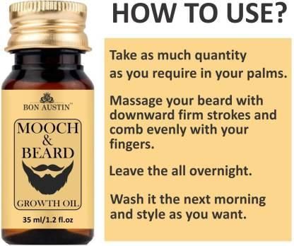 Bon Austin Lite Mooch & Beard Growth Oil 35 ml - Deal IND.