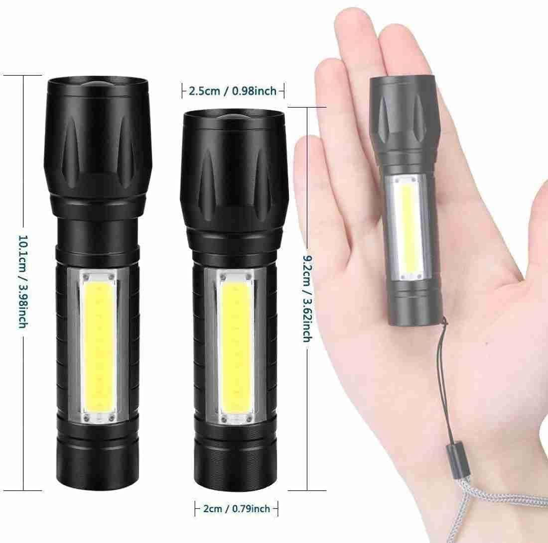 Rechargeable High-Quality LED Flashlight Torch - Deal IND.