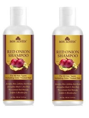 Bon Austin Red Onion Shampoo-For Hair Growth & Anti Hair Fall 100 ml  (Pack Of 2) - Deal IND.