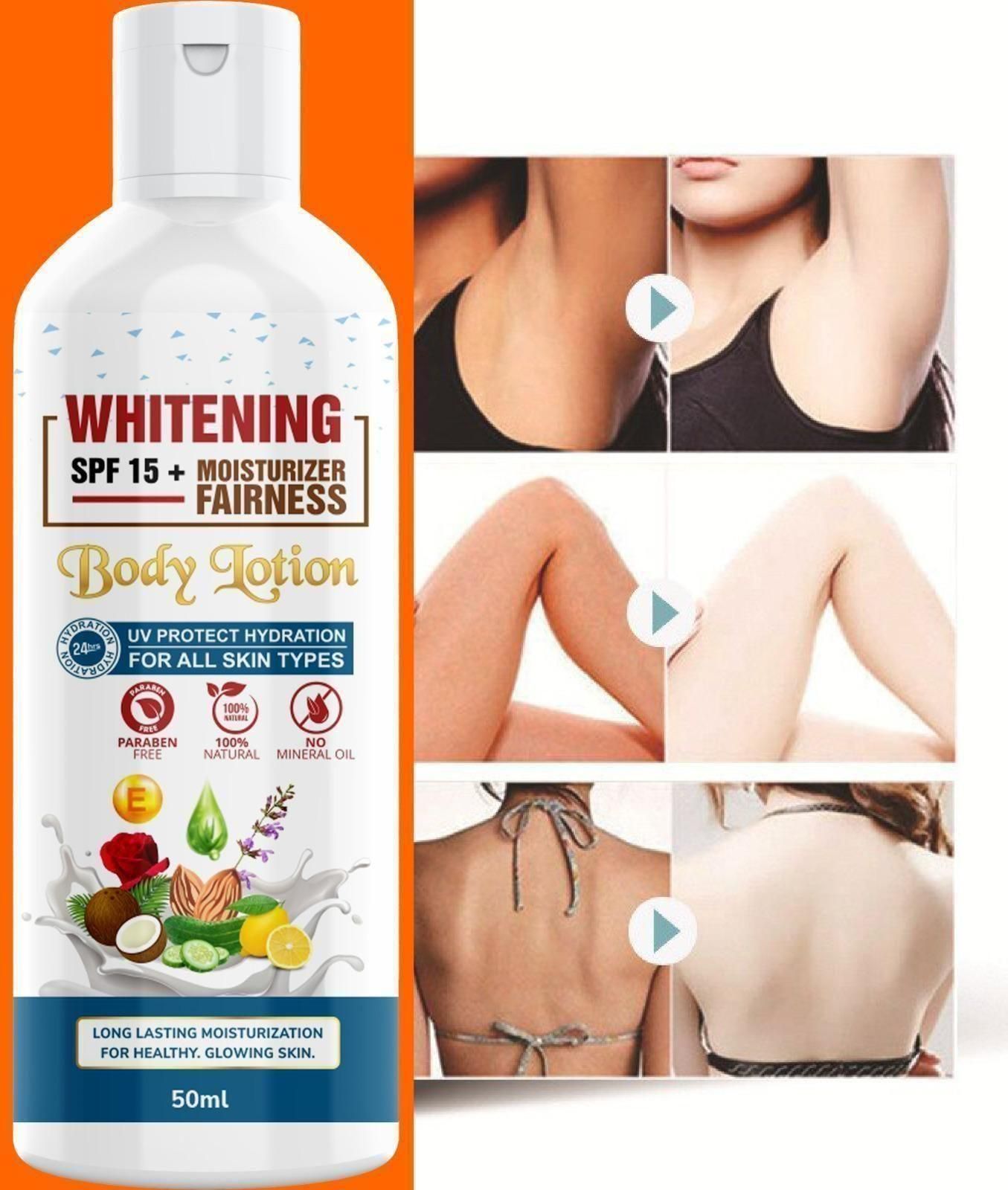 Vitamin C Whitening Moisturizing Lotion  (Pack Of 2) - Deal IND.