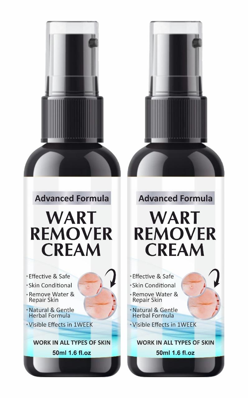 Advanced Formula Wart Remover Cream 50ml Each (Pack Of 2) - Deal IND.