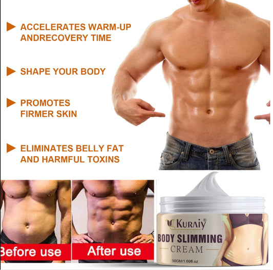 KURAIY Ginger Slimming Essential Body Slimming Cream Lifting Firming Hip Lift Up Moisturizing Fat Burner Lose Weight Massage Spa Relieves Stress Body Slimming Cream 50 Gm - Deal IND.