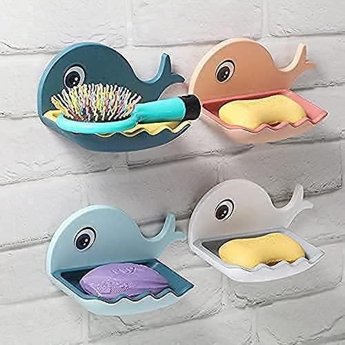 Fish-Shape Soap Dish Holder (Pack of 2) - Deal IND.