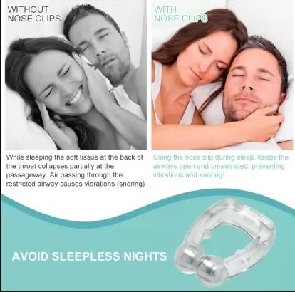 Anti Snoring Nose Clip Device for Men Women Nasal Strips Stops Snoring Stopper Anti-snoring Device  (Nose Clip) - Deal IND.