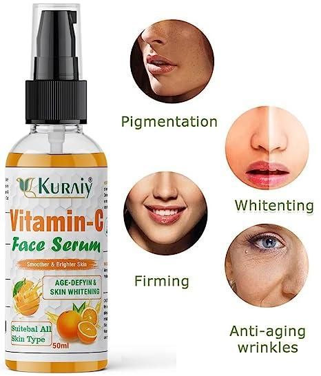Kuraiy  Organic Vitamin C  Face Serum(Pack of 2) - Deal IND.