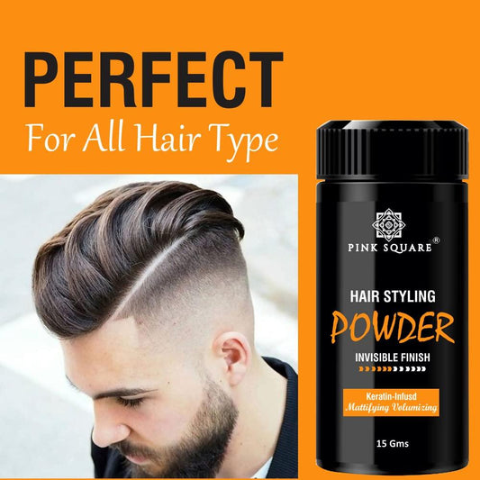 Hair Volumizing Powder strong hold | Matte Finish | 24 hrs hold | Natural & Safe Hair Styling Powder 15 Gms - Deal IND.