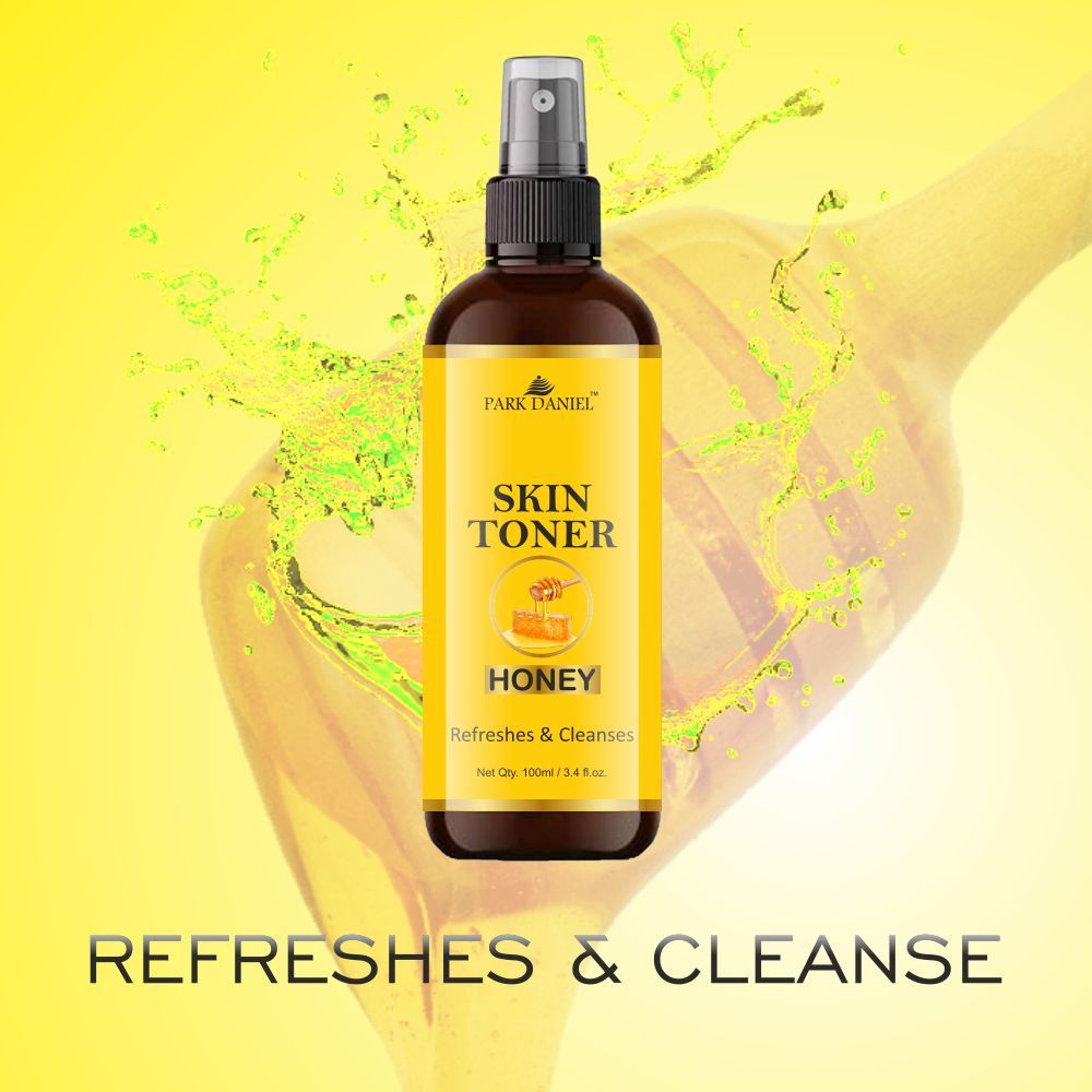 Park Daniel Cucumber & Honey Skin Toner Combo Pack Of 2 Bottles Of 100ml (200ml) - Deal IND.