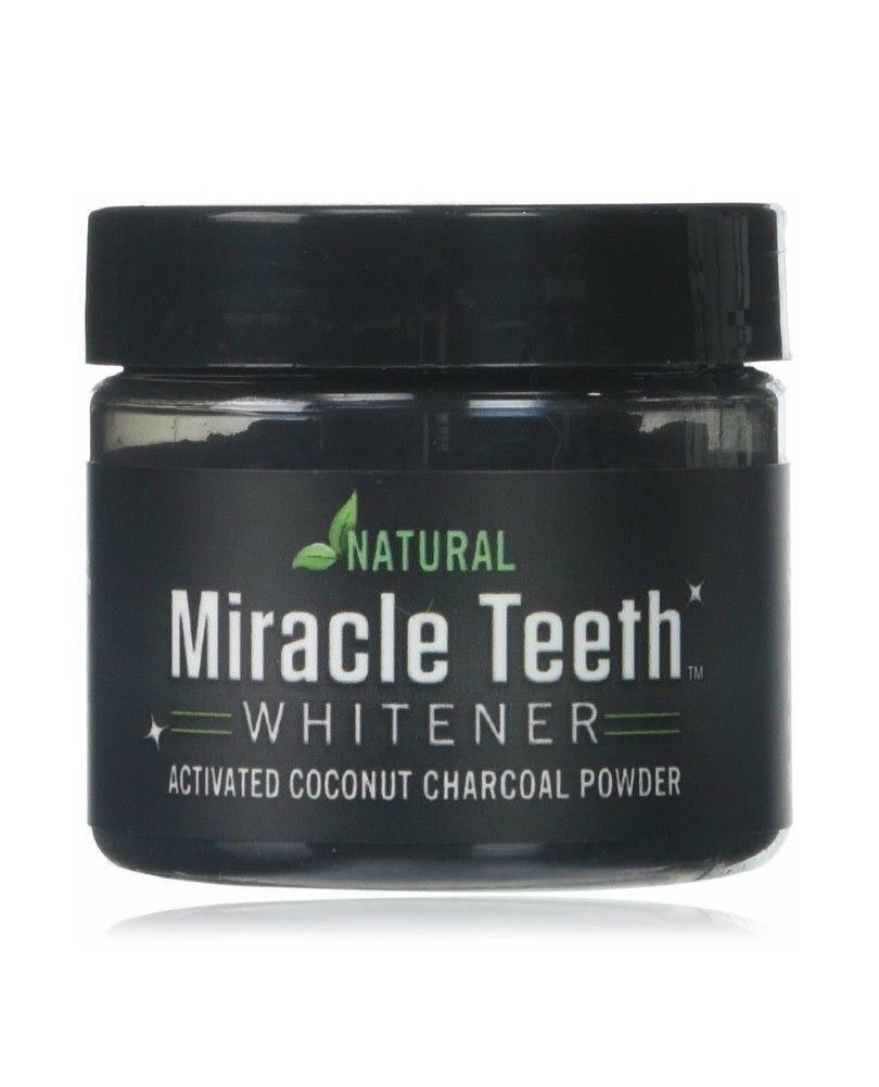 Teeth Cleaner Charcoal Natural Bleaching Organic Coconut Powder Proven To Remove Surface Stains - Deal IND.