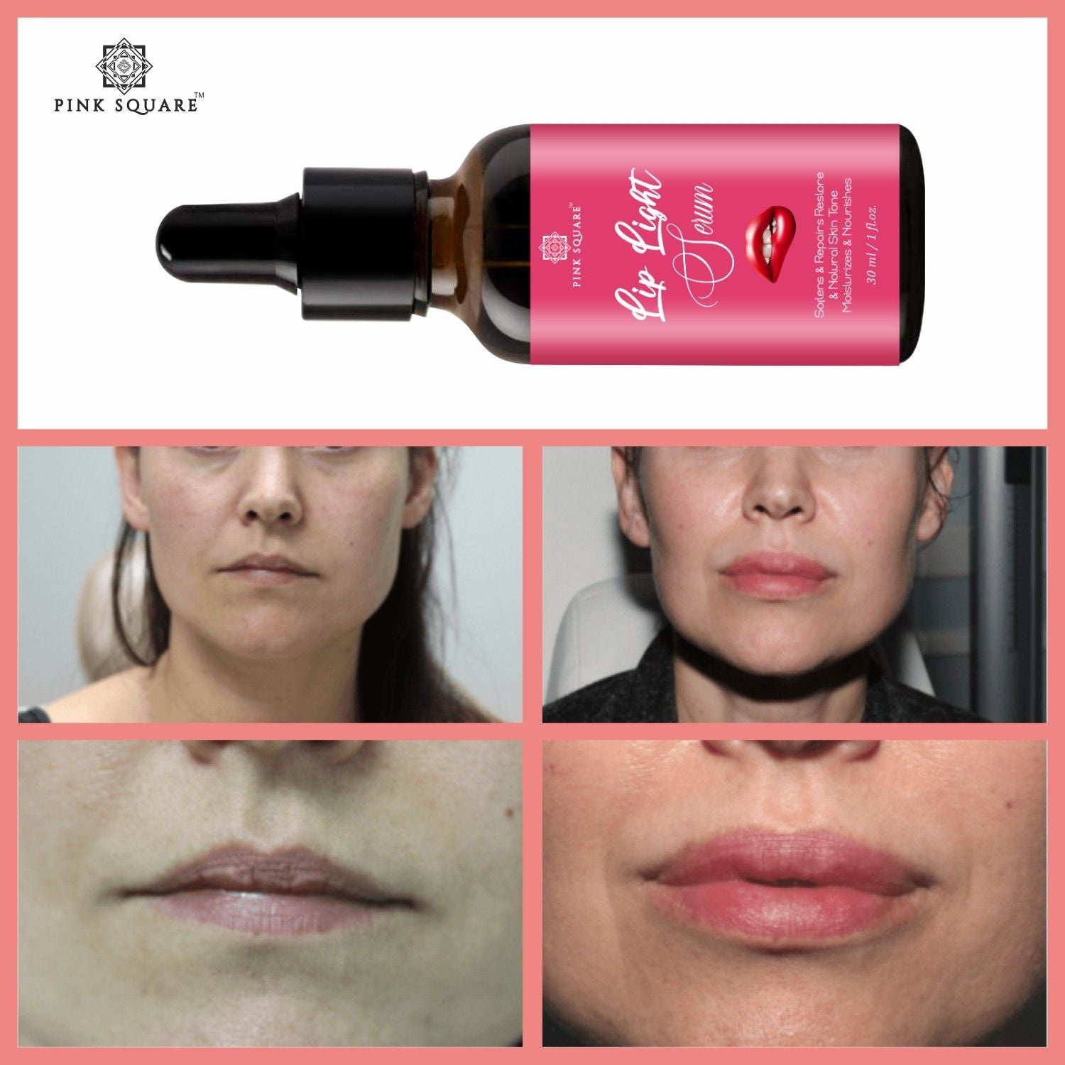 Premium Lip Light Serum Oil - For Glossy & Shiny Lips with Moisturizing Effect 30ml - Deal IND.