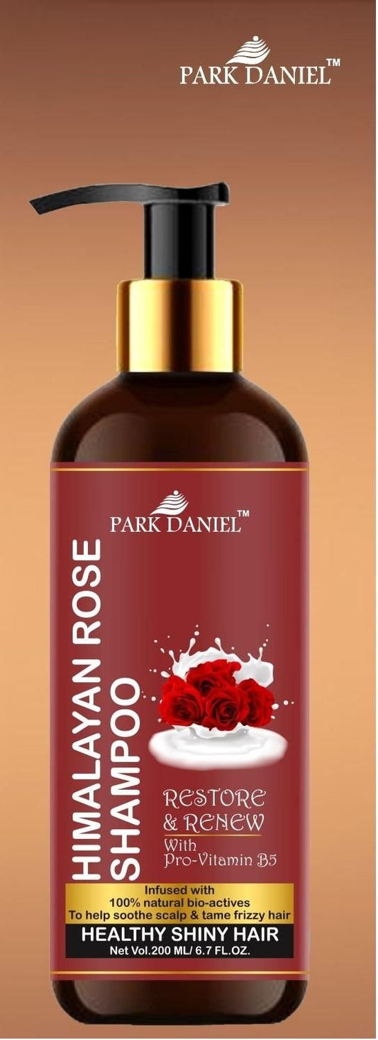 Park Daniel Natural Rose Shampoo -For Healthy and Shiny Hair (200 ml) - Deal IND.