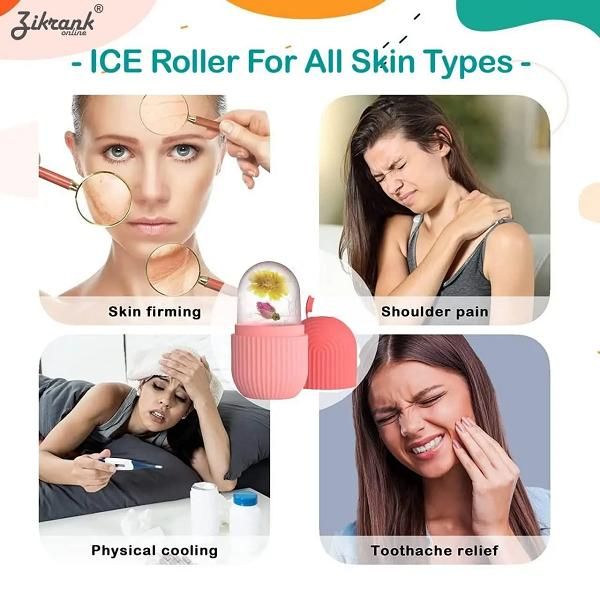 Ice Roller for Face Massager (120 ML) - Deal IND.