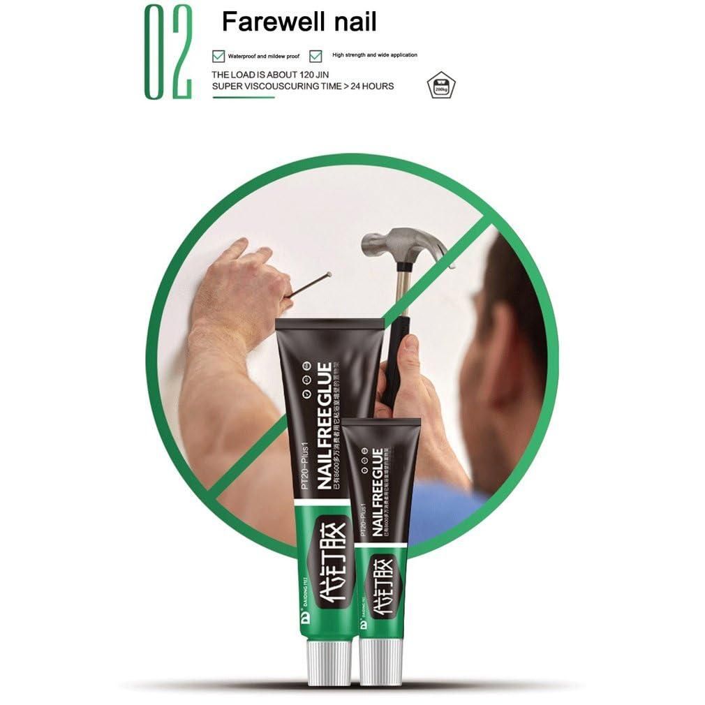 Nail Free Sealant Glue Multifunction Adhesive Glue Multifunctional Strong Glue for Wood, Ceramic, Metal, Glass, All-Purpose Heavy-Duty Adhesive - Deal IND.