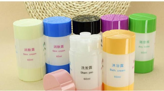 4 in 1 Toiletries Body Wash Shampoo Lotion Dispenser - Deal IND.