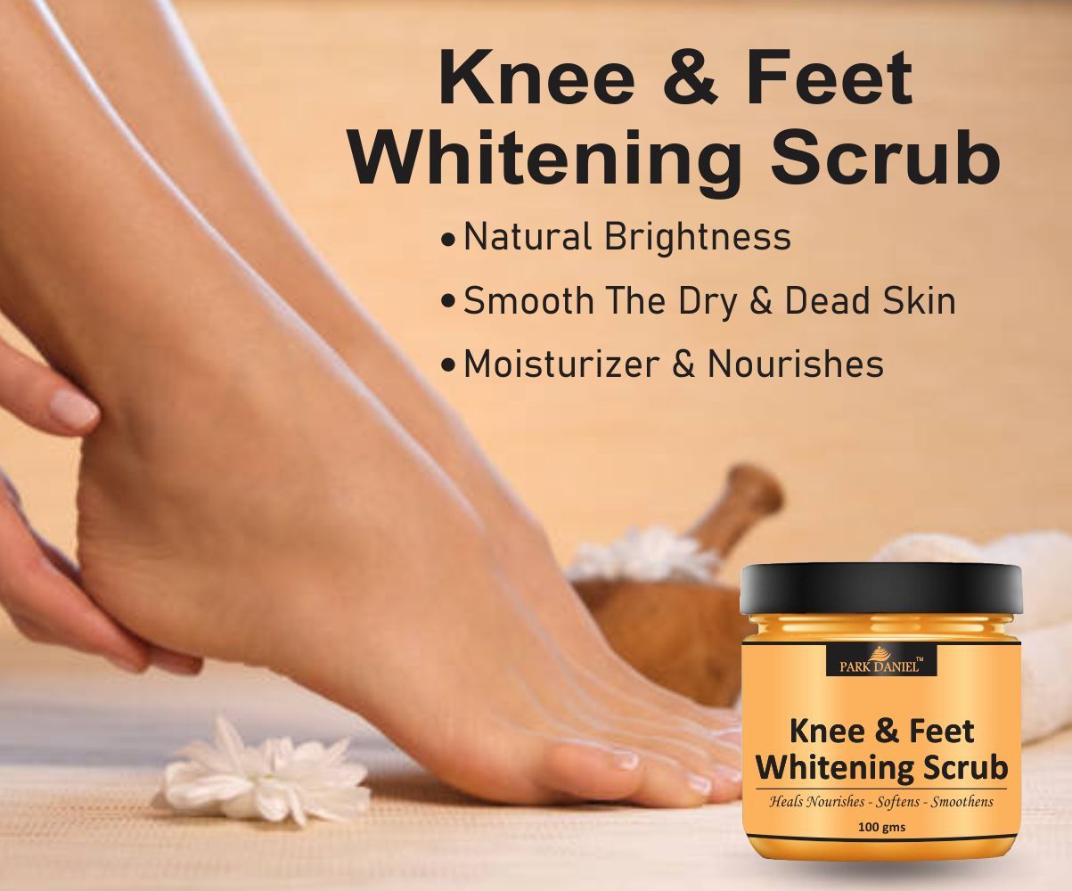 Park Daniel Knee and Feet Whitening Scrub | Body & Facial Cleaning Scrub Skin Polishing 100 Grams - Deal IND.