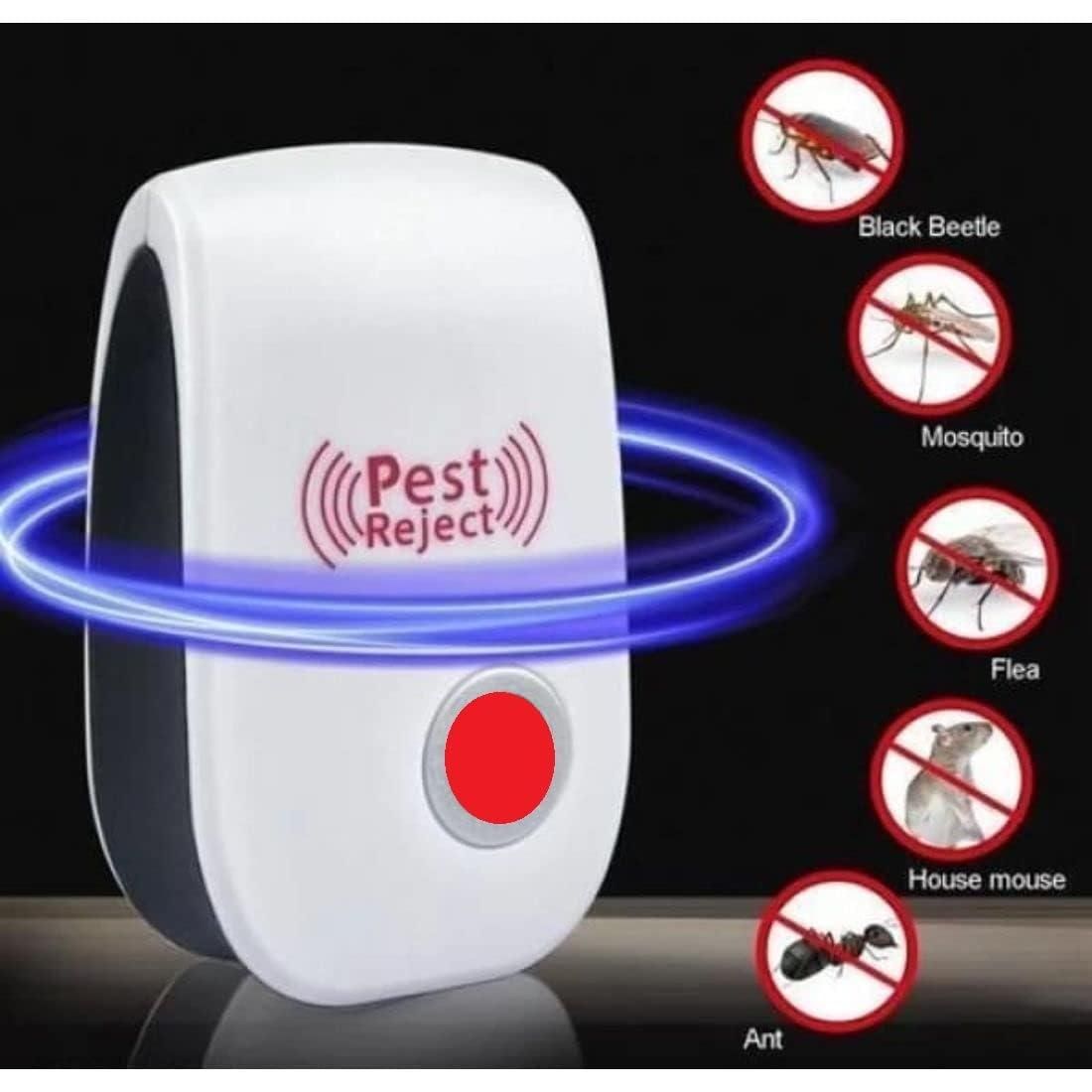 Ultrasonic Pest Repeller for Mosquito, Cockroaches, etc (Pack of 2) - Deal IND.