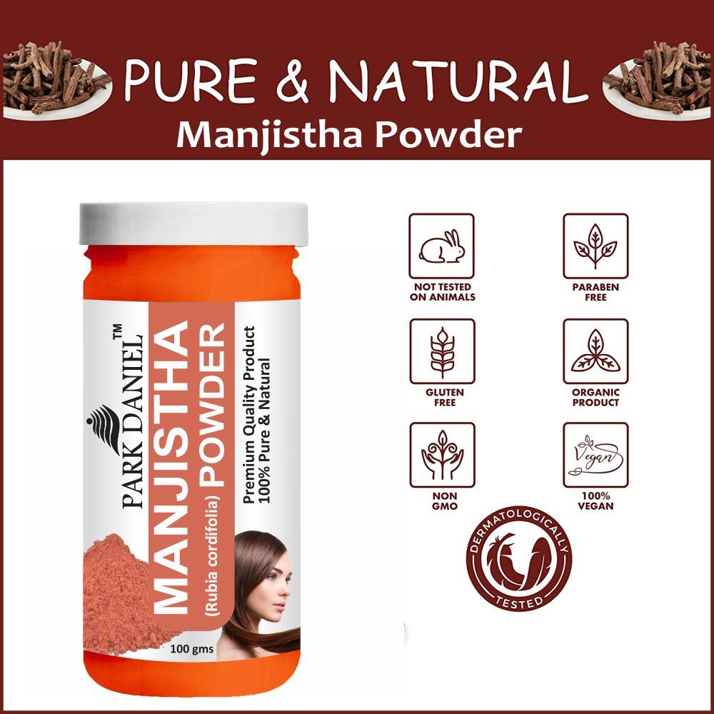 Park Daniel Mulethi Powder & Manjistha Leaf Powder Combo pack of 2 Jars of 100 gms(200 gms) - Deal IND.