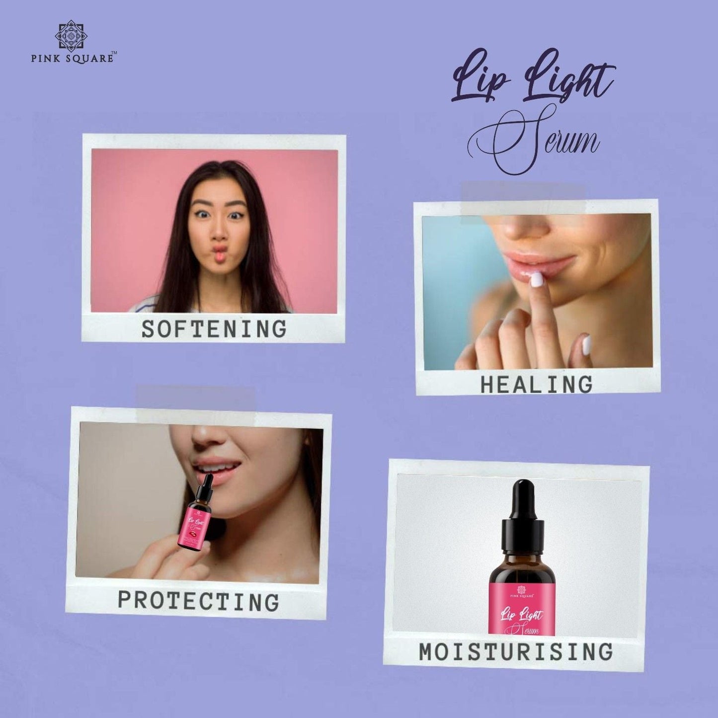 Premium Lip Light Serum Oil - For Glossy & Shiny Lips with Moisturizing Effect 30ml - Deal IND.