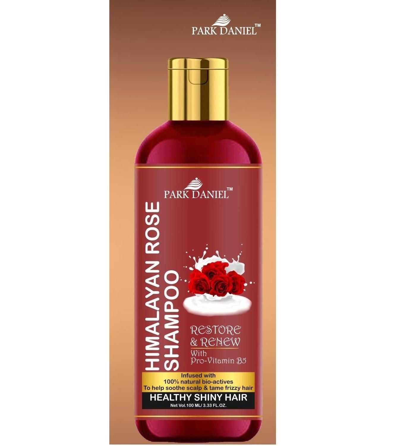 Park Daniel Natural Rose Shampoo -For Healthy and Shiny Hair (100 ml) - Deal IND.