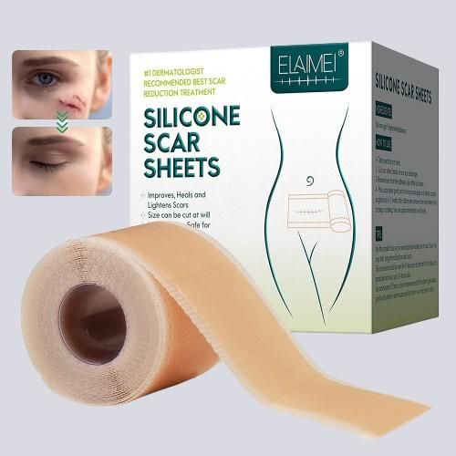 Silicone Scar Sheets, Silicon gel sheets for Scars Transparent Medical Silicone Gel Tape - Deal IND.
