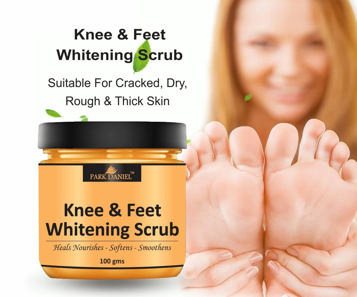 Park Daniel Knee and Feet Whitening Scrub | Body & Facial Cleaning Scrub Skin Polishing 100 Grams - Deal IND.