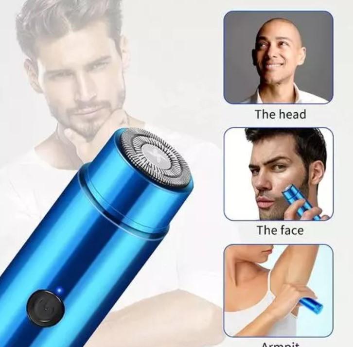 Portable Mini Shaver, Pocket Razor for Men USB Rechargeable Waterproof - Deal IND.