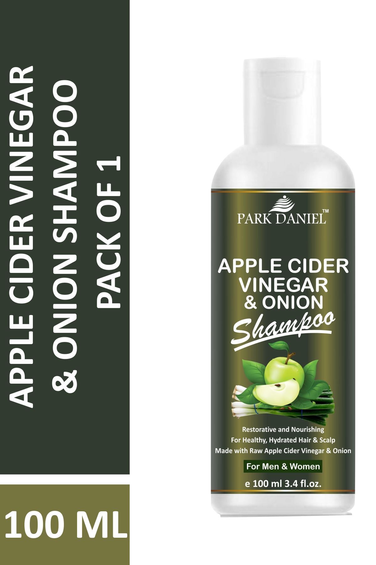 Park Daniel Apple Cider vinegar Onion Shampoo(100 ml), Black - Deal IND.