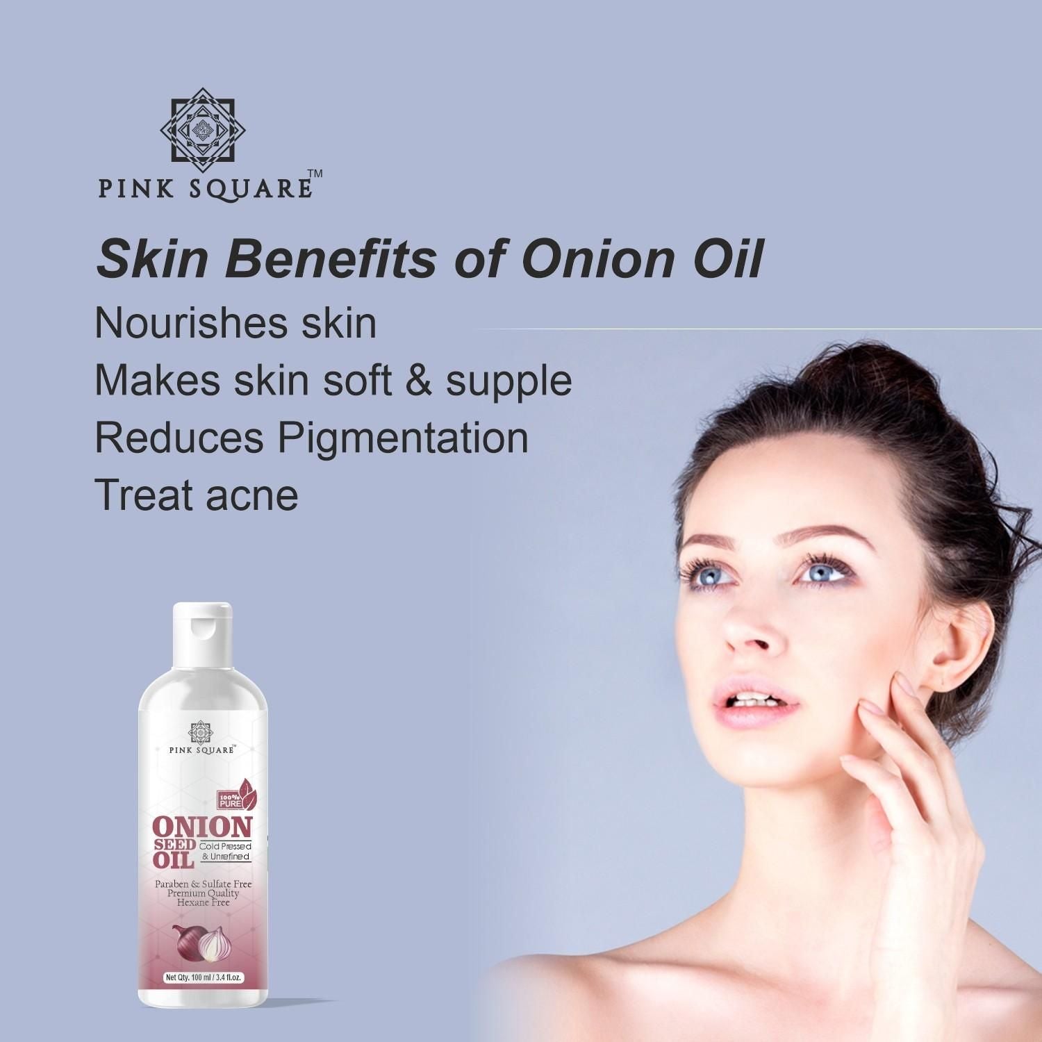 Premium Onion Herbal Hair Oil ( Non-Sticky) - For Strong and Shiny Hair Combo Pack of 4 Bottle of 100ml (400ml) - Deal IND.