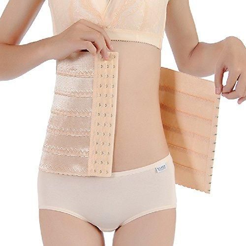 Women's Waist Trainer Corset for Everyday Wear Steel Boned Tummy Control Body Shaper with Adjustable Hooks and Belt - Deal IND.