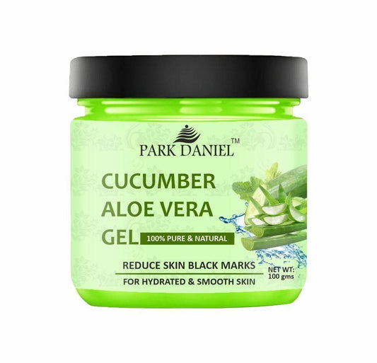 Park Daniel Cucumber & Aloe Vera Extract Gel For Smooth & Hydrate Skin, Reduce Black Spots 100 grams - Deal IND.