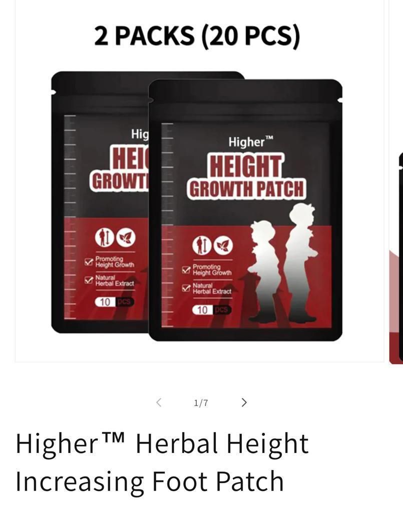 Height Increasing Foot Patch, Promote The Growth of Skeletal Muscles - Deal IND.