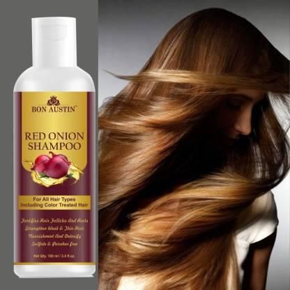 Bon Austin Red Onion Shampoo-For Hair Growth & Anti Hair Fall 100 ml  (Pack Of 2) - Deal IND.