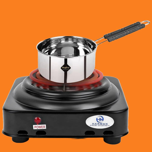 Kitchen Queen Flameless Electric Cooking Stove (Black) - Deal IND.