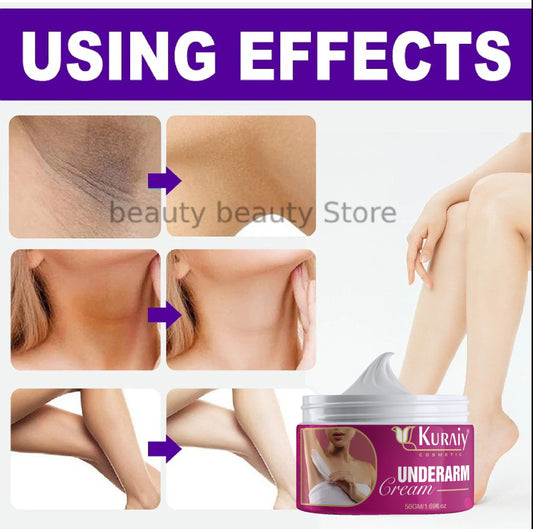 KURAIY Whitening Cream For Private Parts 7 Days To Remove Melanin Underarm Whitening Cream To Remove Melani For Men & Women (50gm) - Deal IND.