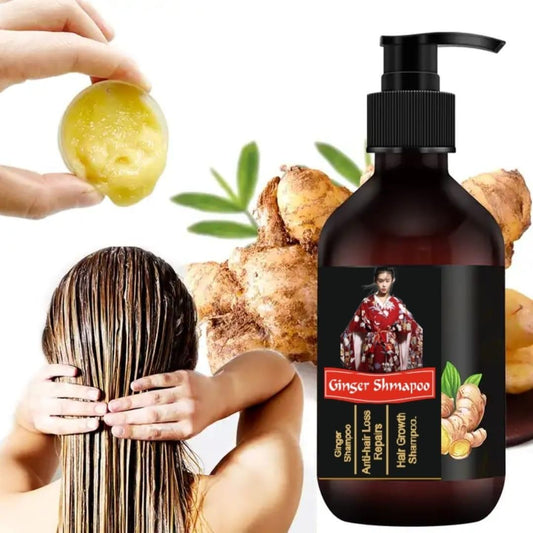 Anti Hair loss/ Hair Growth Ginger Shampoo(300 Ml)(Pack Of 1) - Deal IND.